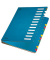 Ordnungsmappe Deskorganizer Color 5912-00-35, 12-teilig blanko, blau, A4, 12 F&auml;cher