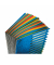 Ordnungsmappe Deskorganizer Color 5912-00-35, 12-teilig blanko, blau, Din A4, 12 F&auml;cher