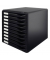 Schubladenbox Formular-Set 5294-00-95 schwarz/schwarz 10 Schubladen geschlossen