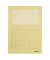 Sichtmappen 3950-00-15, A4 gelb Recyclingkarton 160g
