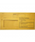 Postzustellungsumschläge 2044 Din Lang mit Fenster gelb, für förmliche Zustellung