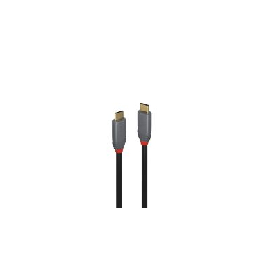 Lindy 36900 USB-C Kabel, 0,5 m, Anthra Line
