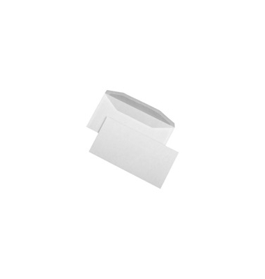 Briefumschlag 30005356 110x220mm ohne Fenster nassklebend weiß