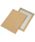 Versandtaschen 30022365 mit Papprückwand, C5, ohne Fenster, haftklebend, 90g, braun