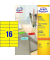 Etiketten GELB 3455 105 x 37 mm