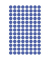 Markierungspunkte 3591 blau Ø 8mm wiederablösbar