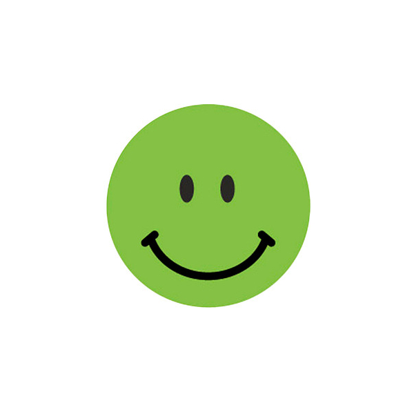 AVERY Zweckform 3858 Klebepunkt Smiley grün, selbstklebend (ø 19 mm, , 3,99  €