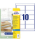 Etiketten transparent J4722-25 96 x 50,8 mm