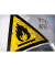 Typenschild Etiketten L6128-20 gelb rund Ø 30 mm Folie stapazierfähig wetterfest