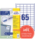 Etiketten ultragrip 6121, weiß 38x21,2mm, rechteckig, 