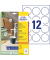 Etiketten L7104REV-25, weiß 60x60mm, rund, 