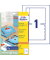 CD DVD Einleger InkJet 185g auf A4 Bogen weiß 151 x 118mm C3225025