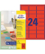 Etiketten ROT L6034-20 63,5 x 33,9 mm ablösbar