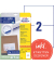 Etiketten ultragrip 6176, weiß 210x148mm, rechteckig, 