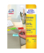 Etiketten L4793-20, gelb, 38,1x21,2mm, rechteckig