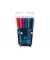 Fineliner-Set Topliner 967, 408284, 5x schwarz (Schreibfarbe: 6-farbig sortiert), 0,4mm