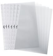Prospekthüllen Duralook Cover 242819, A4 transluzent genarbt, oben offen, 0,08mm