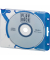 CD/DVD-Hüllen QuickflipComplete für 1 CD/DVD blau/transparent