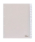 Kunststoffregister 6833-19 blanko A4+ 0,12mm weiße Fenstertaben zum wechseln 20-teilig