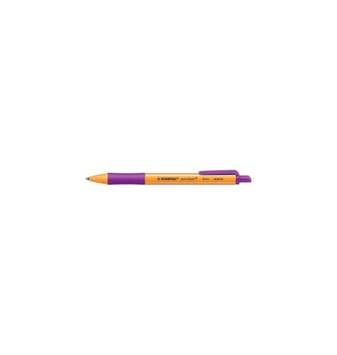 Kugelschreiber Stabilo Pointballrichstärke: 0,5mm, lila Tin