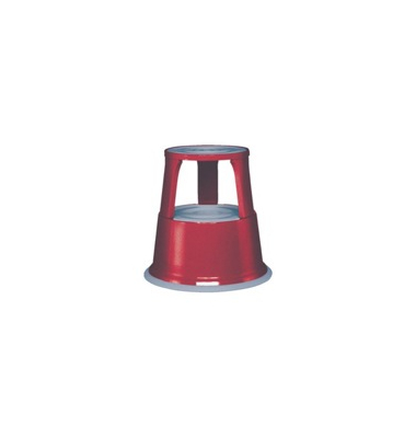 Rollhocker Alco 895 Al-Step, aus Metall, bis 150 kg, rot