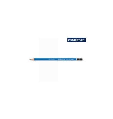 Bleistift-Set Mars Lumograph, 100-F, Härte F, 2,0mm, blau