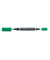 Permanentmarker Lumocolor duo, 348-5, Packung, gr&uuml;n, 0,6-1,5mm Rundspitze/doppel