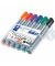 Flipchartmarker-Set Lumocolor, 356 B WP6, Packung, orange,rot,gr&uuml;n,violett,blau,schwarz, 2-5mm Keilspitze