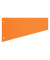 Trennstreifen 10838498 Trapez orange 190g gelocht 23x12cm