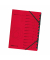 Ordnungsmappe Qualitiy 10843324, 1-12 / A-XYZ, rot, Din A4, 12 F&auml;cher
