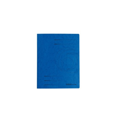 Schnellhefter Herlitz 902880, aus Colorspankarton, A4, blau