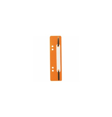 Heftstreifen Brause 426009B, kurz, PP, Kunststoffdeckleiste, orange