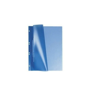 Schnellhefter Brause 438206B, A4, HKD-Spezialfolie, blau
