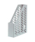 Stehsammler KLASSIK, PS, mit Griffloch, C4, 76x246x315mm, lichtgrau