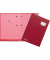 Unterschriftenmappe DE LUXE 24202-01, A4 20 F&auml;cher Graupappe rot + rosa