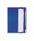 Ordnungsmappe Deskorganizer Premium 44171-02, 7-teilig blanko, blau, Din A4, 7 F&auml;cher