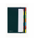 Ordnungsmappe Deskorganizer Premium 44171-04, 7-teilig blanko, schwarz, Din A4, 7 F&auml;cher