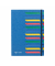 Ordnungsmappe Deskorganizer Classic 24141-02, 1-12, blau, A4, 12 F&auml;cher