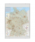 Straßenkarte Deutschland 1:750000 98x138cm magnetisch