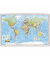 Landkarte Welt 1:33000000 138x88cm magnetisch
