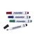 Boardmarker-Set Z1903, Etui, rot, blau, schwarz 2x, 2-6mm Rundspitze