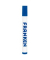 Boardmarker Z190203, Packung, blau, 2-6mm Rundspitze