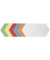 Moderationskarten UMZH92099, 20,5x9,5cm, Rhombus, 130g, farbig sortiert 