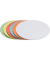 Moderationskarten UMZH111999, Ø 11x19cm, oval, 130g, farbig sortiert 