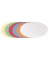Moderationskarten UMZS111999, Ø 11x19cm, oval, 130g, farbig sortiert 