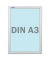 Plakat-Klapprahmen Outdoor, BS1702, silber, A3, Aluminiumrahmen