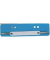 Heftstreifen lang 3011000400, 45x310mm, extra lang, Kunststoff mit Metalldeckleiste, blau