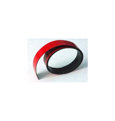 Magnetband Ultradex 8411, Maße: 19mm x 25cm, rot