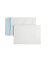 Faltentaschen Posthorn 00014347, C4, ohne Fenster, 38mm-Falte, haftklebend, 140g, weiß/blau