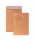 Faltentaschen Posthorn 00014067, C4, mit Fenster, 20mm-Falte, haftklebend, 140g, braun